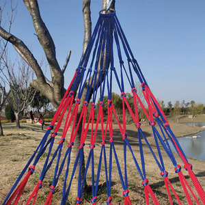 Nylon <b>Rope</b> Hammock Thickened Outdoor Swing Net Bed <b>Light</b> Weight For Adults And Children Tree Hanging - Product Image 2