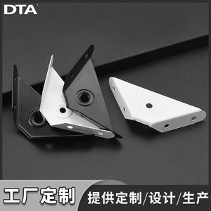 Support d'angle triangulaire en fer épaissi pour armoire, penderie, meuble à chaussures, bricolage - Product Image 4