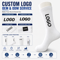 Chaussettes en laine personnalisées avec logo pour hommes et femmes, chaussettes de sport mi-mollet, chaussettes épaisses et chaudes couleur personnalisée OEM, faible MOQ