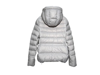 Veste matelassée d'hiver courte unisexe personnalisée imperméable à l'eau à motif géométrique en peau de serpent épaisse