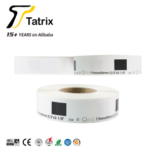Tatux-rollo de etiquetas térmicas autoadhesivas, de 17mm DK-1204, negro sobre blanco, DK-11204, para impresora <span class=keywords><strong>Brother</strong></span> <span class=keywords><strong>QL</strong></span>-720NW <span class=keywords><strong>QL</strong></span>-<span class=keywords><strong>580N</strong></span>, DK11204 - Product Image 3