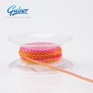 Staffe dentali elastiche ortodontiche O-ring legatura catene elettriche in due colori prodotti per l'igiene orale multiuso - Product Image 2