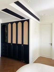 Armadio scorrevole moderno AekaOnline Sonoma bianco con cassetti convertibili, autoportante, grande capacità, per camera da letto, prodotto in Turchia - Product Image 5