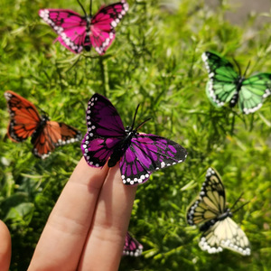 Venta caliente alas de mariposa de plumas artificiales para decoración de boda decoración de atuendo <span class=keywords><strong>Mini</strong></span> mariposa regalos de navidad - Product Image 6