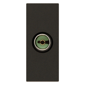 <b>Tv</b> Socket 40-862Mhz Black 4.6 X 2.7 X 5.6 Cm For Wall Installation - Product Image 1