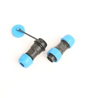 Connecteur de prise d'aviation IP67 étanche en ABS et cuivre, type DIN, boîtier en nylon, connecteur 8 broches