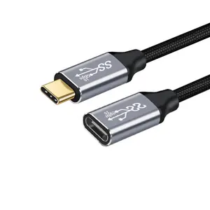 4K 60Hz USB C Extension Fast Charging and Video Audio Data Adapter Cable for MacBook Pro ,iPad and more