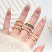 Ensemble de bagues empilables élégantes en argent sterling S925, bijoux fins, 10 designs variés, bande éternité CZ, vente en gros pour femmes, bijoux Anillos