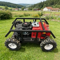 Tondeuse à gazon autopropulsée télécommandée, spécialement conçue pour les terrains de golf, à essence, à rayon de braquage nul