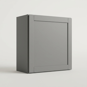 Armadietto da <span class=keywords><strong>Cucina</strong></span> Superiore Grigio Personalizzabile Stile Shaker a 2 Ante RTA in Legno, Produttore OEM ODM all'Ingrosso - Product Image 3