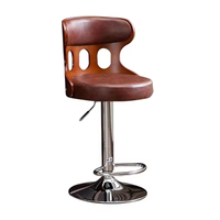 Vente en gros de tabourets de bar élégants à dossier haut pour hôtel, chaise de bar haute antique, tabouret, chaises de bar pour la cuisine
