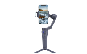 <span class=keywords><strong>Trépied</strong></span> Pliable F11 F12 3 Axes avec Suivi de Visage Automatique IA, Stabilisateur Gimbal Réglable à 360° pour Streaming TikTok - Product Image 3