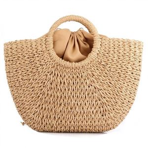Bolsa de Rafia Trenzada, Bolsas <span class=keywords><strong>Wayuu</strong></span> Nativas de Colombia, Artículos con Envío Gratis, Kit de Micangas, Saco de Dulces de Vime - Product Image 2