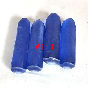 Matière première de pierres précieuses synthétiques non taillées 110 #   111 #   Spinelle bleue brute pour la découpe de perles de pierres précieuses - Product Image 1