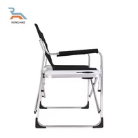 Professionnel personnalisé grand directeur chaise noir pliant maquillage maquilleur chaise chaise Portable mise à niveau