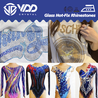 VDD ACME Venta al por Mayor 14400Pcs/2880Pcs SS4-SS30 Piedras de Cristal de Alta Calidad con Fondo Plano para Fijación en Caliente