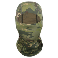 Pasamontañas táctico de camuflaje cortavientos para deportes al aire libre, máscara de esquí de cara completa para ciclismo