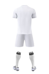 <span class=keywords><strong>Maillot</strong></span> de football blanc <span class=keywords><strong>Tottenham</strong></span> avec bordure dorée, imprimé, à séchage rapide, respirant, pour l'entraînement, personnalisable, unisexe - Product Image 3