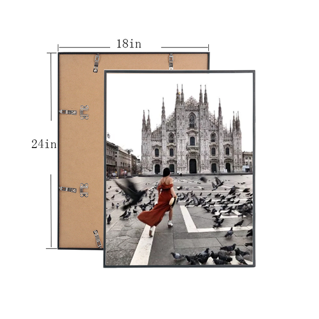 Wholesale 30x40 40x50 50x70 Aluminum Poster Picture Frame Wall Frame Bulk Poster Frames
