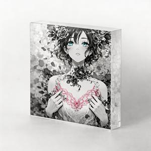 Blocs acryliques épais personnalisés pour impression d'art anime, affiches <span class=keywords><strong>manga</strong></span>, cadeaux, images de dessins animés, photos - Product Image 3