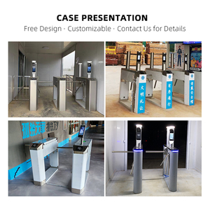 Cancello barriera per controllo accessi di sicurezza porta porta giradischi portello 304 acciaio inossidabile - Product Image 5