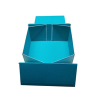 Boîte d'emballage cadeau avec bouchon en carton pliable de grande taille avec fermeture magnétique à impression personnalisée