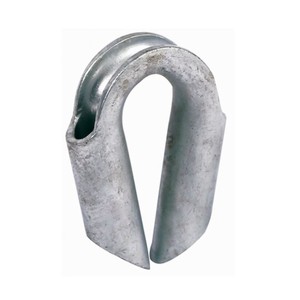 ปลอกเหล็กชุบสังกะสีแบบร้อนสำหรับเชือกไฟเบอร์ - Product Image 1
