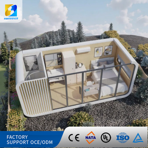 Thailand Prefabricated Small Portable Steel Garden Room Ready Ship Modular 20/40ft Apple Space Container Luban Cabin <b>House</b> - Product Image 5