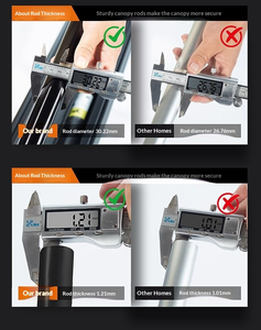 Toldo Lateral para Auto/Camioneta/Caravana NP300, Doble Capa, Extensible, Impermeable, de Aleación de Aluminio, con Cerradura, para 4x4 Todoterreno - Product Image 5