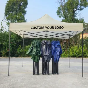 OEM individuelles Logo gedruckt im Freien wasserdicht 3 × 3 Toldos faltbar faltbar Markenpavillon Veranstaltungen Material Zelt für Imbissstand