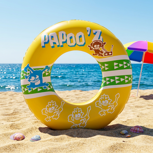 ห่วงยางว่ายน้ำพีวีซีลายการ์ตูนน่ารักแบบใหม่ - Product Image 1
