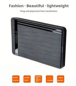 X827 2.5 นิ้วกล่องใส่ฮาร์ดไดรฟ์ภายนอก SATA เป็น USB 2.0 เคสพลาสติกแบบไม่ต้องใช้เครื่องมือสำหรับ 9.5 มม.7 มม.SSD/HDD X827 - Product Image 3