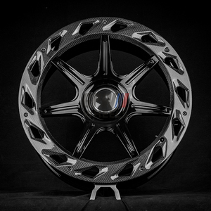 Jantes forgées en fibre de carbone GPW pour <span class=keywords><strong>Rolls</strong></span> <span class=keywords><strong>Royce</strong></span> Cullinan <span class=keywords><strong>SUV</strong></span>, jantes profondes concaves avec capuchons flottants, 5x112, 22, 24, 26 pouces - Product Image 2