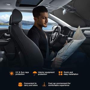 Xiangta 170T 190T 210T Protección contra rayos UV Parasoles de ventana de coche Parasoles de coche completos en verano para Ford Escape - Product Image 3