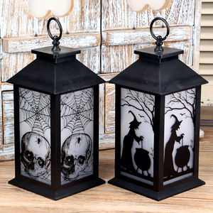 Linterna LED Decorativa de Halloween HLC con Diseño de Fantasma y Calavera, Adornos Vintage Espeluznantes para Bares, Salas de Escape y Decoración de Dormitorios - Product Image 3