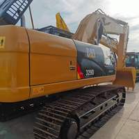 Excavatrice d'occasion populaire CAT 329D, 29 tonnes, godet de 1,1 m³, sans fuite d'huile, bien entretenue, prête pour l'expédition à l'étranger
