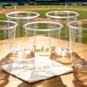 Vaso de Plástico PP Personalizado con Protección UV, Libre de BPA, Vaso para Estadio con Logotipo Personalizado, 8oz, 10oz, 12oz, 16oz, 9oz, Vasos Esmerilados para Bodas con Tapa - Product Image 1