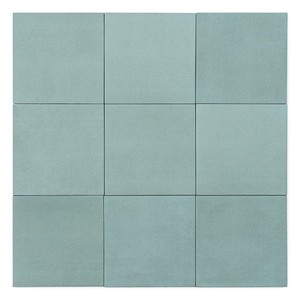 Carrelage bleu Formentera 15x15 cm 8 mm finition mate bords irréguliers - Product Image 2