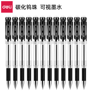 Bolígrafo de Gel S20, Tinta Negra de 0.7 mm, Herramienta de Escritura para Oficina y Escuela, Cuerpo de Plástico, Tapa con Punta Extraíble - Product Image 5