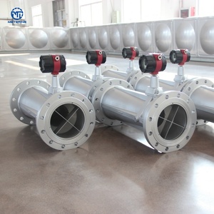 Pengukur aliran profesi Digital koneksi Flanged OEM, kecepatan aliran <span class=keywords><strong>Gas</strong></span> udara Stainless Steel - Product Image 4