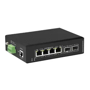 IEEE802.3af at 10/100/1000Mbps industrial PoE Switch 4port Gigabit Ethernet switch Support VLAN 250M for IP camera wireless AP