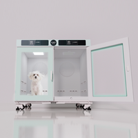 Séchoir intelligent pour animaux de compagnie AP XXL, grande capacité, armoire de toilettage automatique avec capteurs de sécurité et contrôle intelligent pour animaux de grande taille
