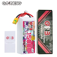 Batterie LiPo GNB GAONENG 6S 15000mAh 22.8V 80C XT90S RC HV LiHV Haute Tension pour Drones FPV Grande Échelle, Hélicoptères, Voitures et Bateaux RC