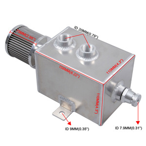 Auso-Racing Aluminum Oil <b>Can</b> 2L With <b>Air</b> Filter Universal For Car Modification - Product Image 4