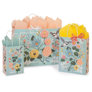 Diseño de marca personalizado 12 mariposa Kraft bolsas de regalo fiesta de cumpleaños Goodie Favor bolsas con asa compras ropa al por menor - Product Image 3