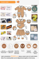 Combinaison en coton à imprimé graphique Angou, marque privée, douce, pour l'été, nouveau-né, nourrisson, tout-petit, débardeur, combinaison pour bébé fille
