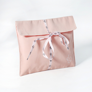 Sacs en coton durables et écologiques de 26*26cm avec logo personnalisé imprimé, pour vêtements de bain, sacs à vêtements, pochettes en velours naturel, sacs anti-poussière, cadeaux - Product Image 1