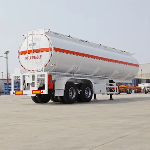 Semi Trailer Tangki Tahan Korosi 2/3/4 As Roda untuk Transportasi Cairan - Product Image 3