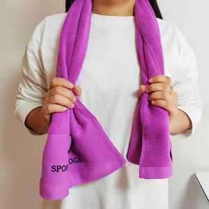 <span class=keywords><strong>Serviette</strong></span> <span class=keywords><strong>de</strong></span> sport 100% coton à séchage rapide <span class=keywords><strong>de</strong></span> haute qualité avec logo personnalisé - Product Image 3