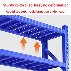 Wholesale Light Duty Steel Supermarket Display Rack Warehouse Durable Storage Shelving <strong>Units</strong> Industrial Epoxy Powder Coated - Product Image 4